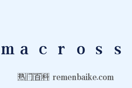 macross是什么意思的图片